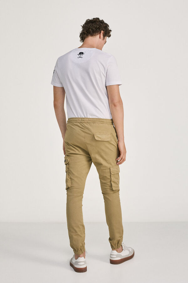 Springfield Multi-pocket trousers brun
