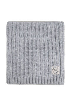 Springfield Ribbed knit scarf grey