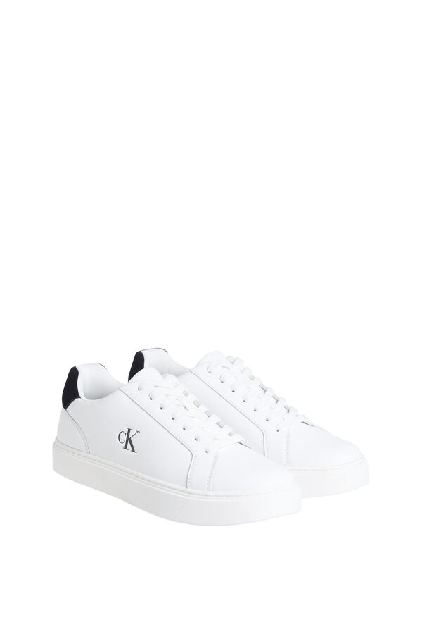 CK Jeans Leather trainers white