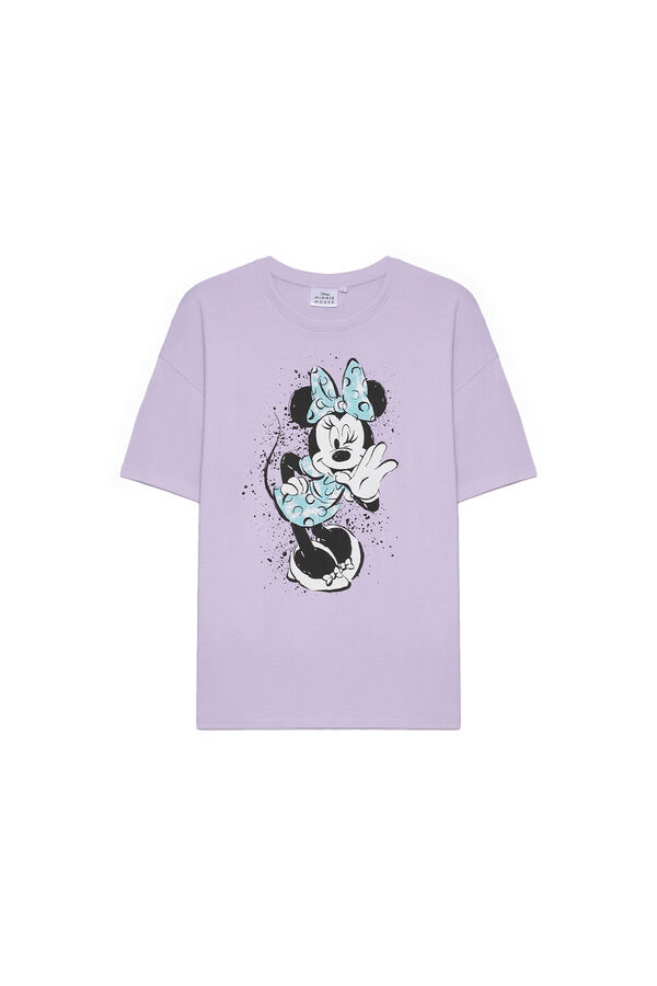 Springfield Camiseta Minnie Mouse Oversize morado