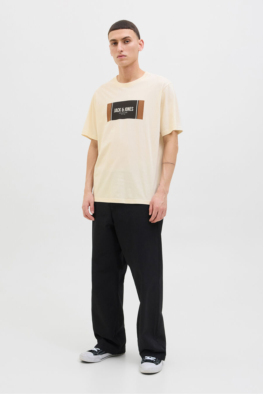 Camiseta regular fit estampada