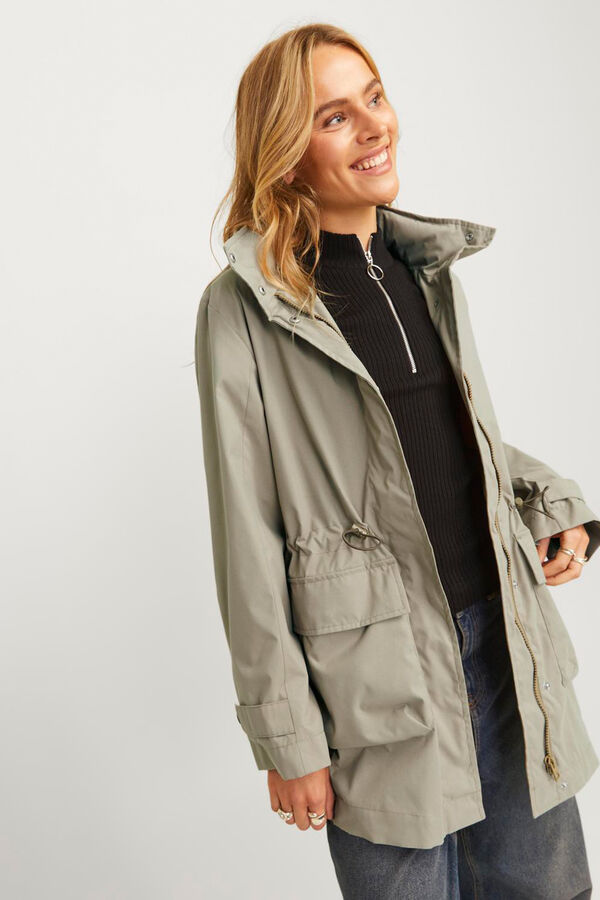 Jack & Jones high neck parka nude