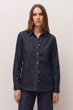 Systemaction Camisa efecto denim