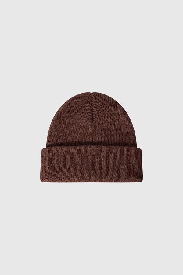 Champion Logo knit beanie nude