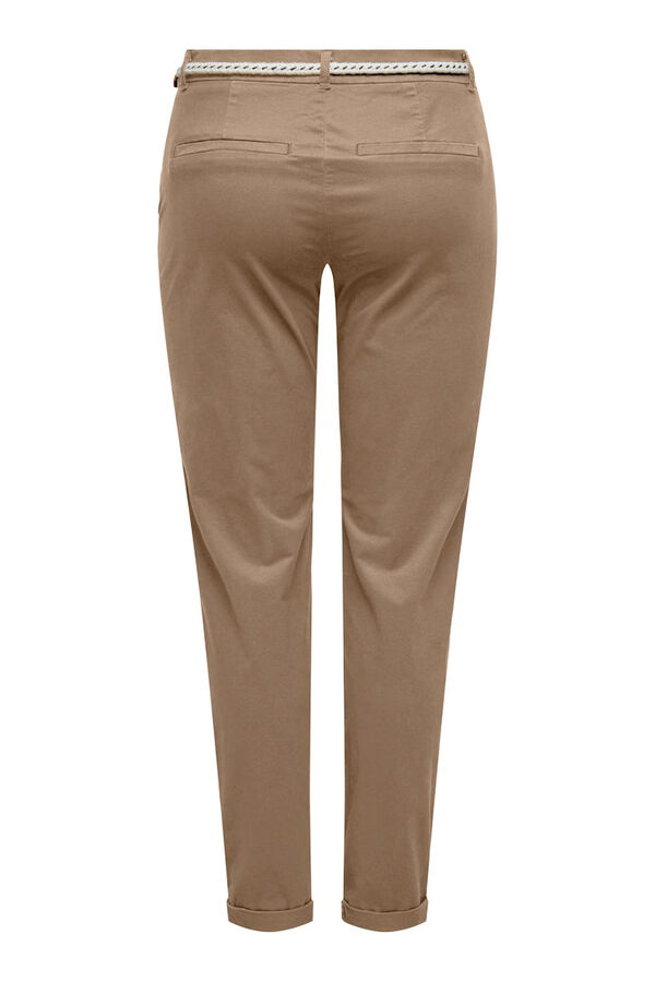 Only Elastische Chinohose Rosa