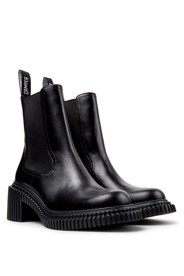 Camper Botas de media ca&ntilde;a de piel negro