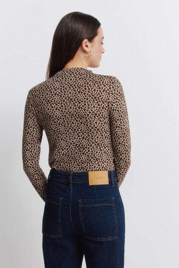 Springfield Perkins neck T-shirt nude