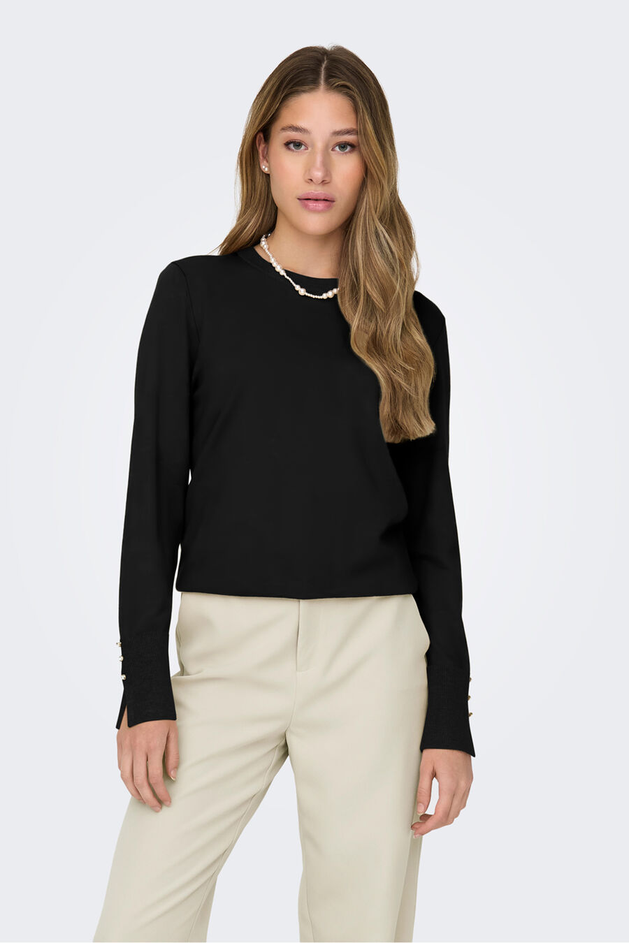 Jersey cuello redondo