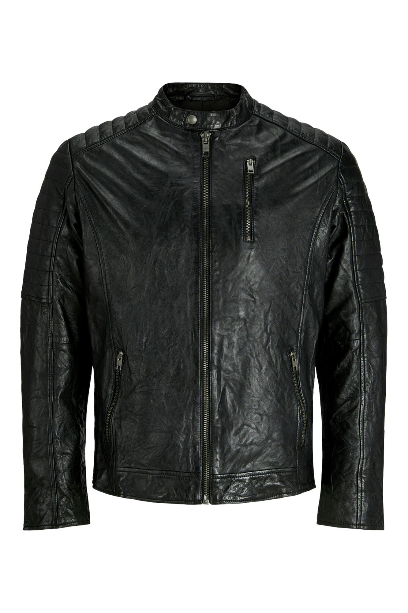 Jack & Jones Blus&atilde;o biker pele