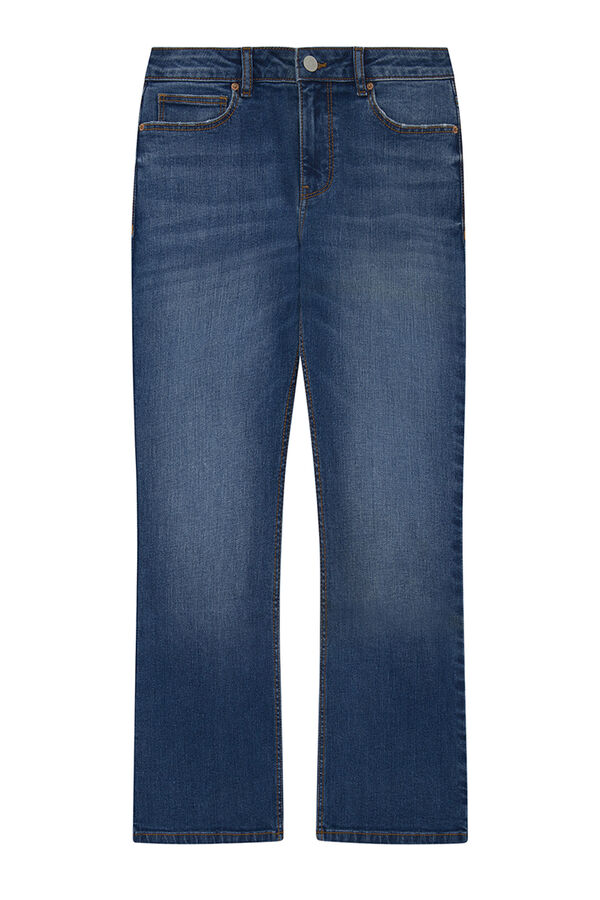 Springfield Jeans Kick Flare Lavado Sostenible azul medio