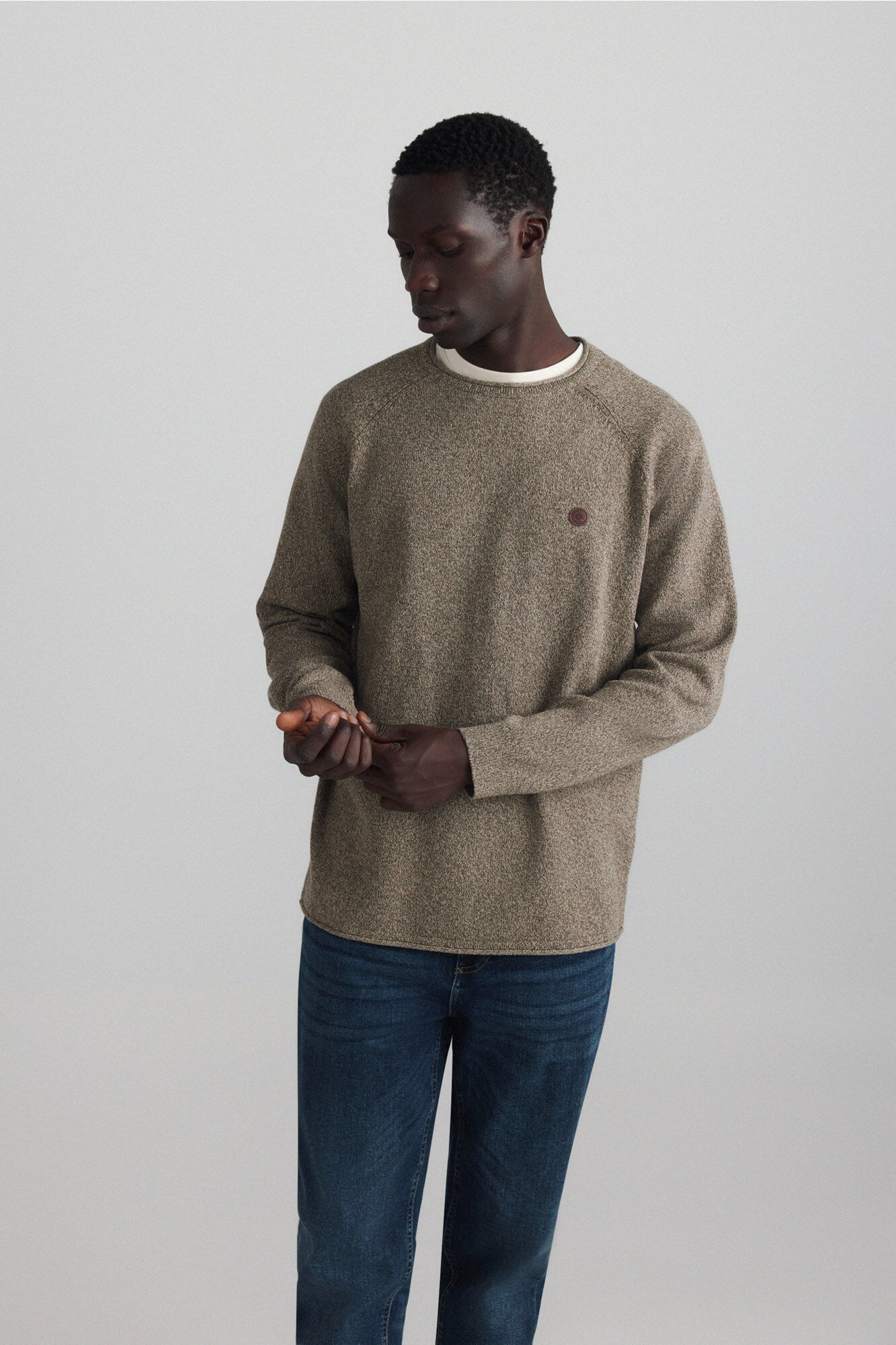 Springfield Overtinted skinny fit jeans
