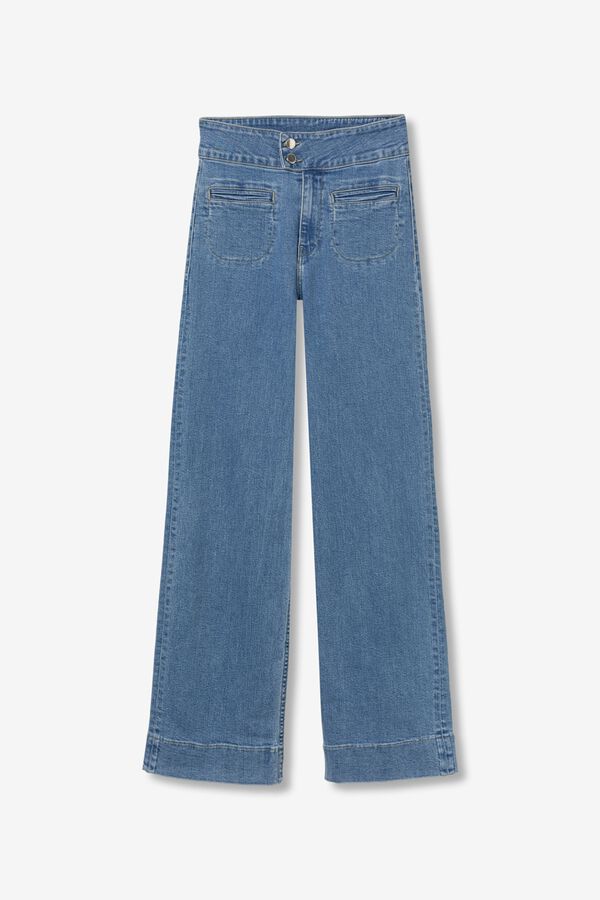 Tiffosi Vaqueros rectos Olivia azul