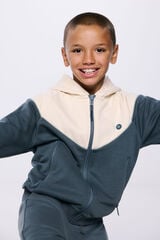 Springfield Open color block sweatshirt for boys   acqua