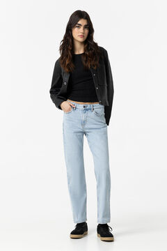Springfield Amy straight-fit acid wash jeans blue mix