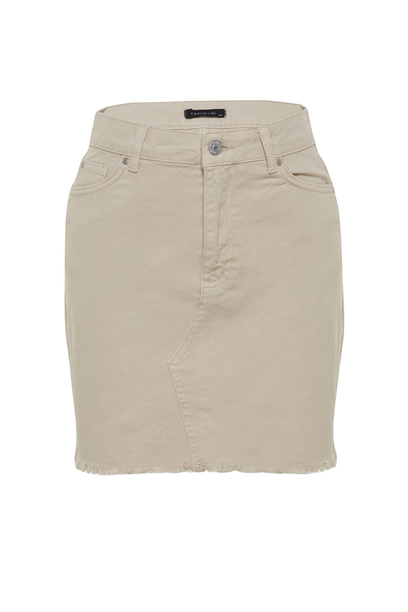 Trendyol Minifalda vaquera estilo l&aacute;piz
