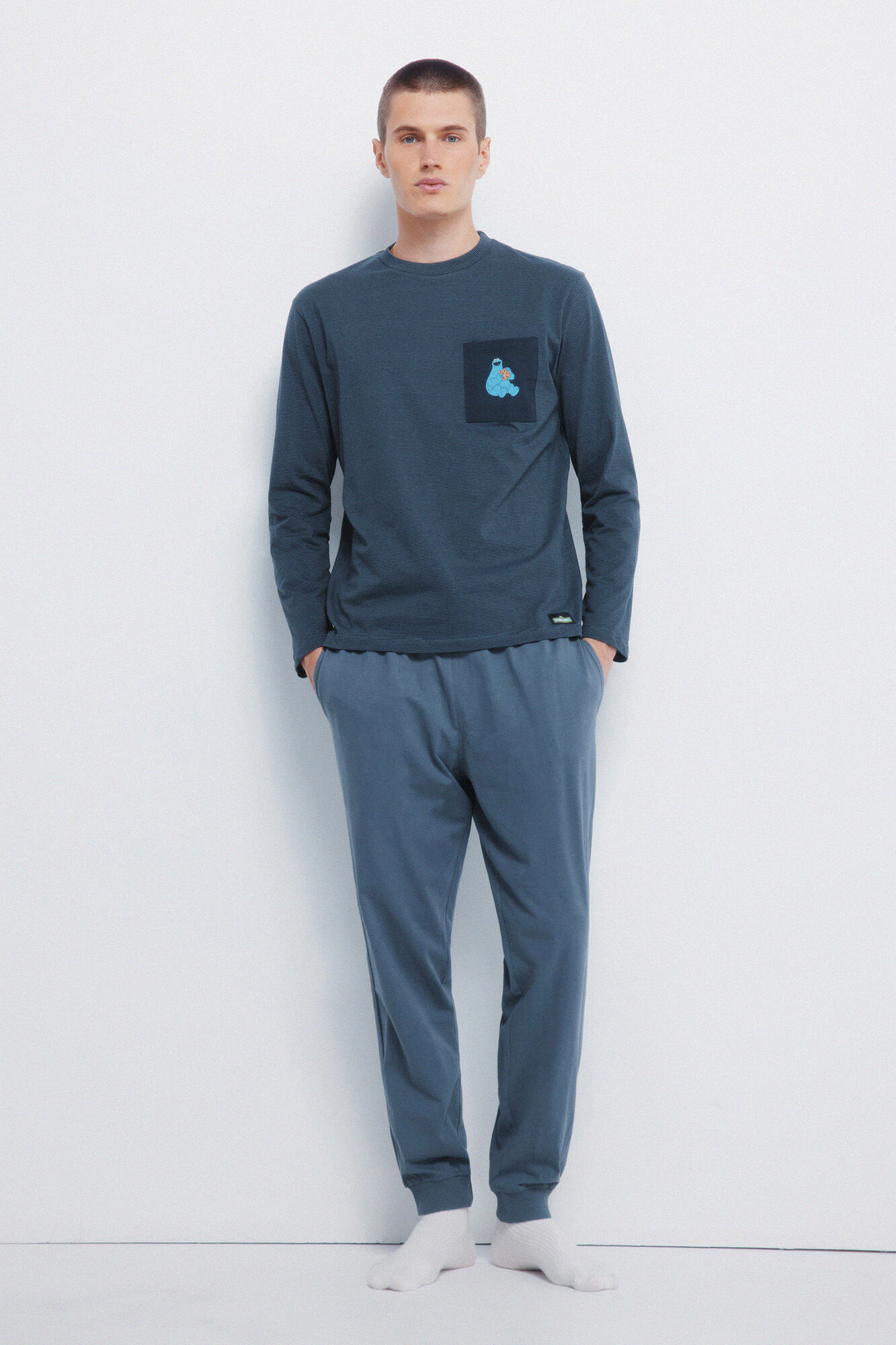 Springfield Dugačka pidžama Cookie Monster