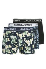 Jack & Jones PLUS Pack 3 boxers estampados negro