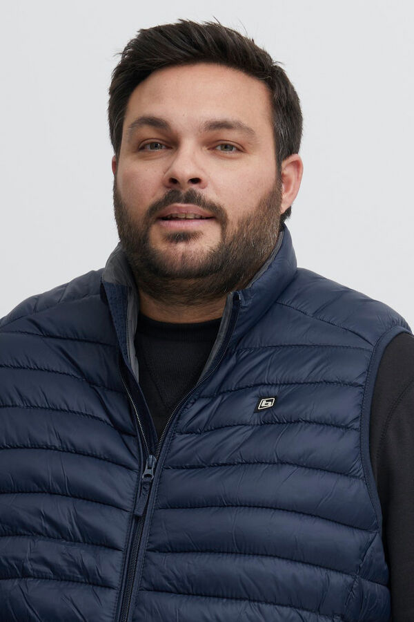 Blend PLUS Chaleco Puffer azul