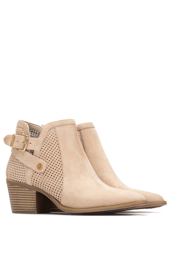 XTI Bot&iacute;n Antelina Estilo Cowboy beige