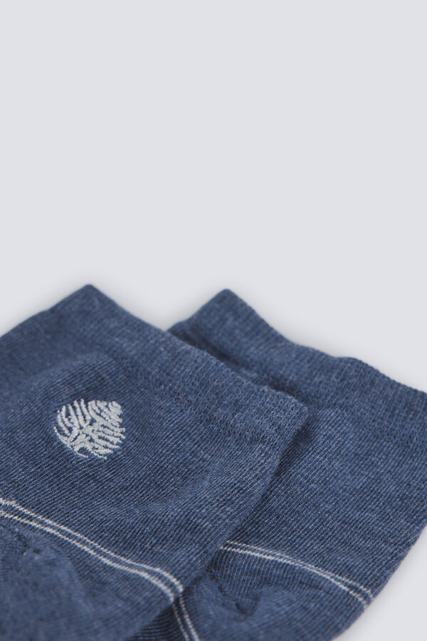 Springfield Springfield logo ankle sock blue