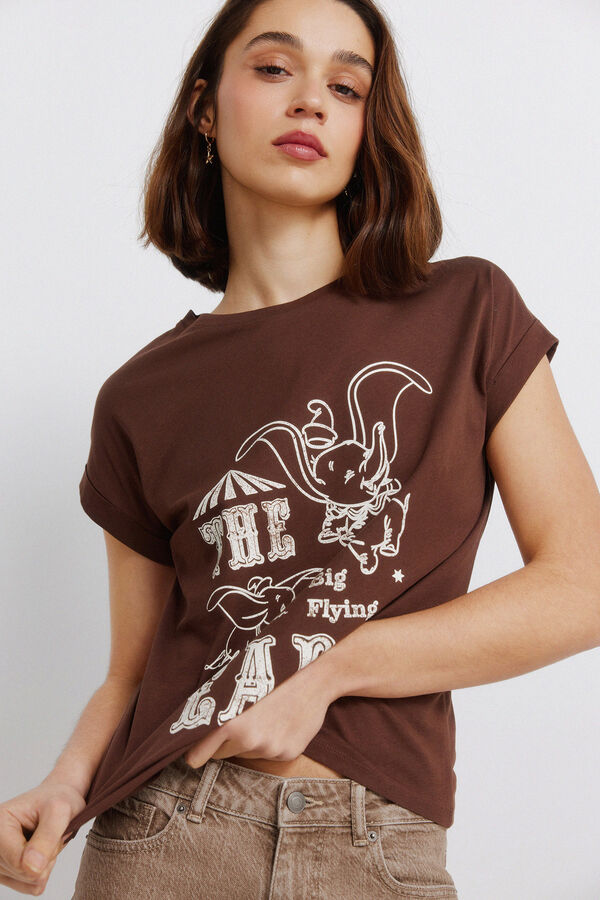 Springfield Disney short sleeve T-shirt brown