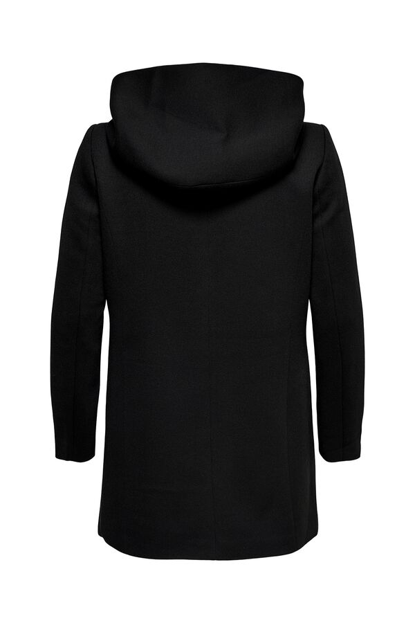 Only Carmakoma Midi cloth coat plus size black
