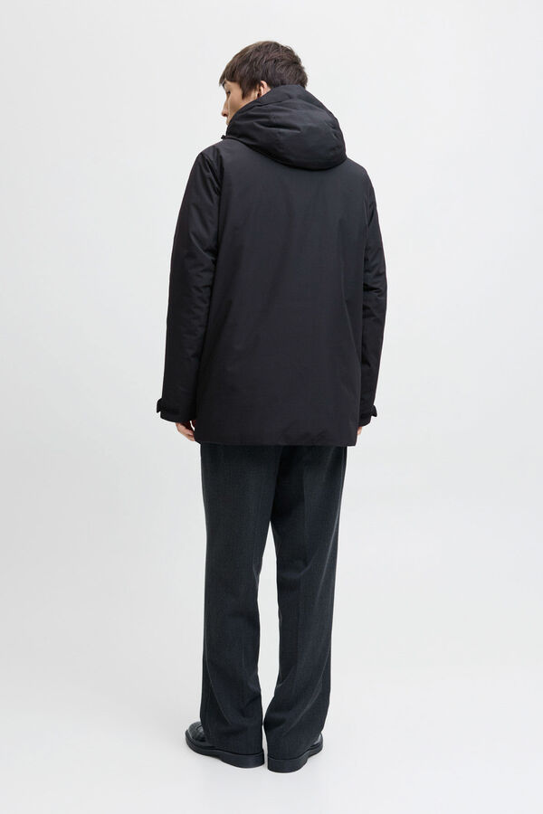 Jack & Jones Parka curta acolchoada preto