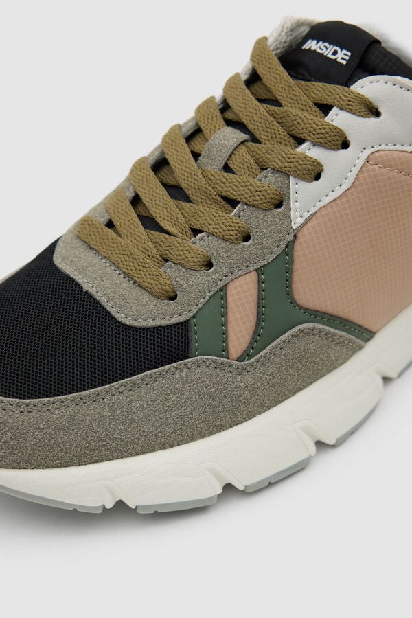 Inside Mesh casual sneakers noir