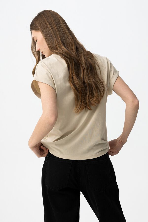 Tiffosi Printed T-shirt marron