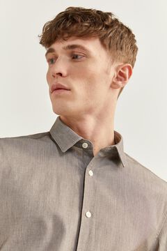 Springfield Chemise structur&eacute;e brun