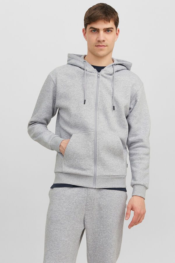 Jack & Jones Zip-up sweatshirt grey