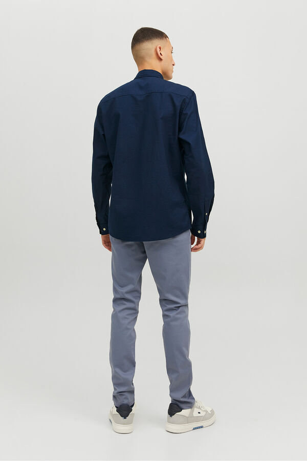 Jack & Jones Oxford-Freizeithemd Blau