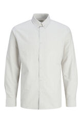 JJ REBEL Hemd mit bequemer Passform Grau