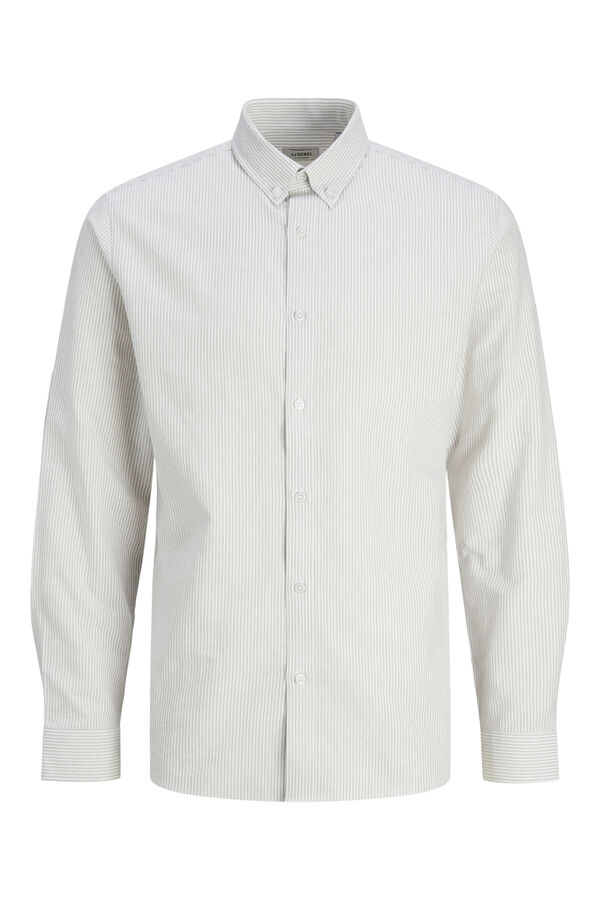 JJ REBEL Hemd mit bequemer Passform Grau