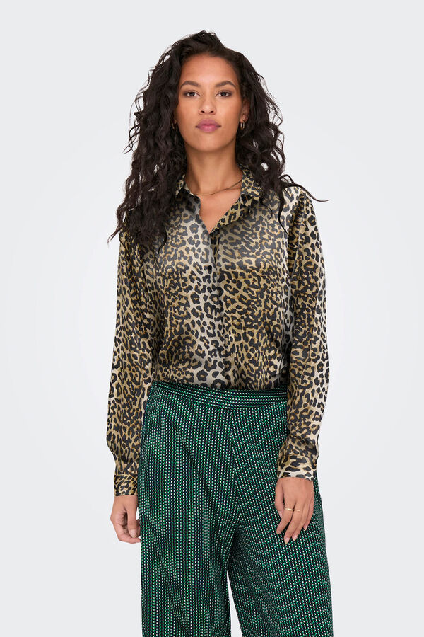 camisa de cetim Camisas e blusas para mulher SPF