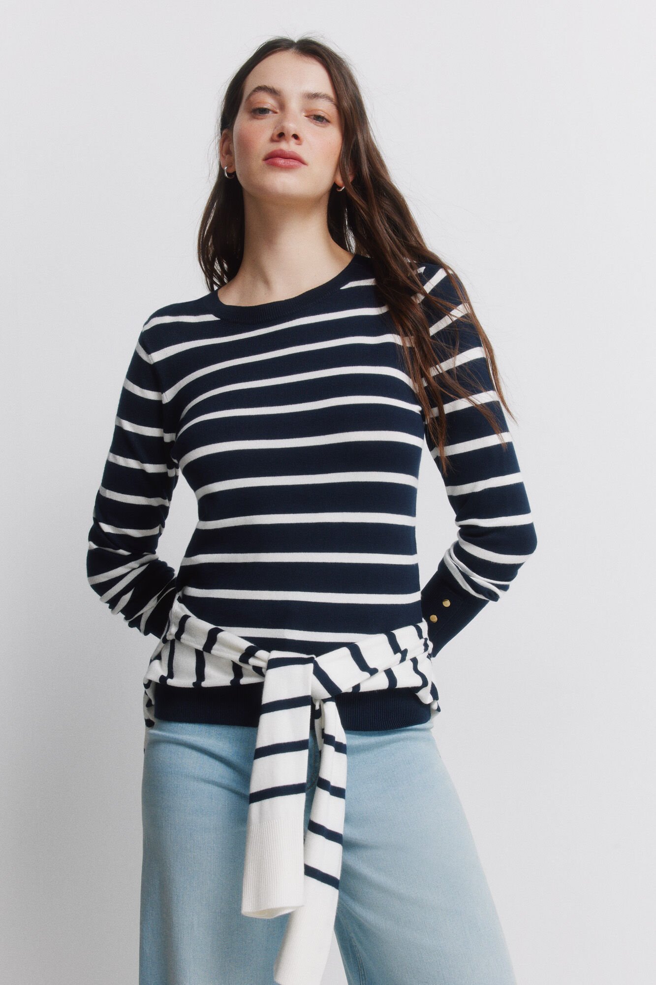 Springfield Fine jumper, button cuffs