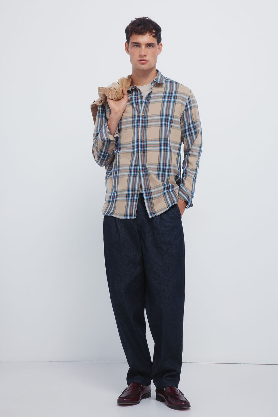 Camisa cuadro tartán