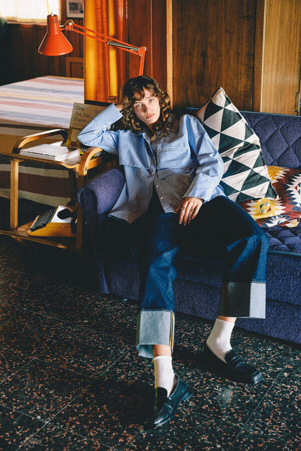 Oxxo Striped shirt blue