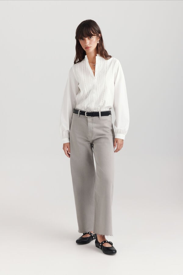 Springfield Sailor high-waisted jeans grey
