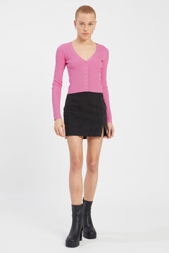Springfield Cropped cardigan pink