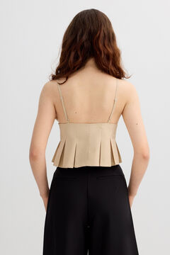 Inside Blusa plisada de tirantes