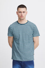 Springfield Striped short-sleeved T-shirt blue mix