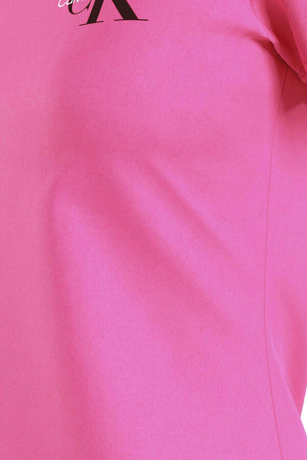 Springfield T-shirt de mulher manga curta rosa