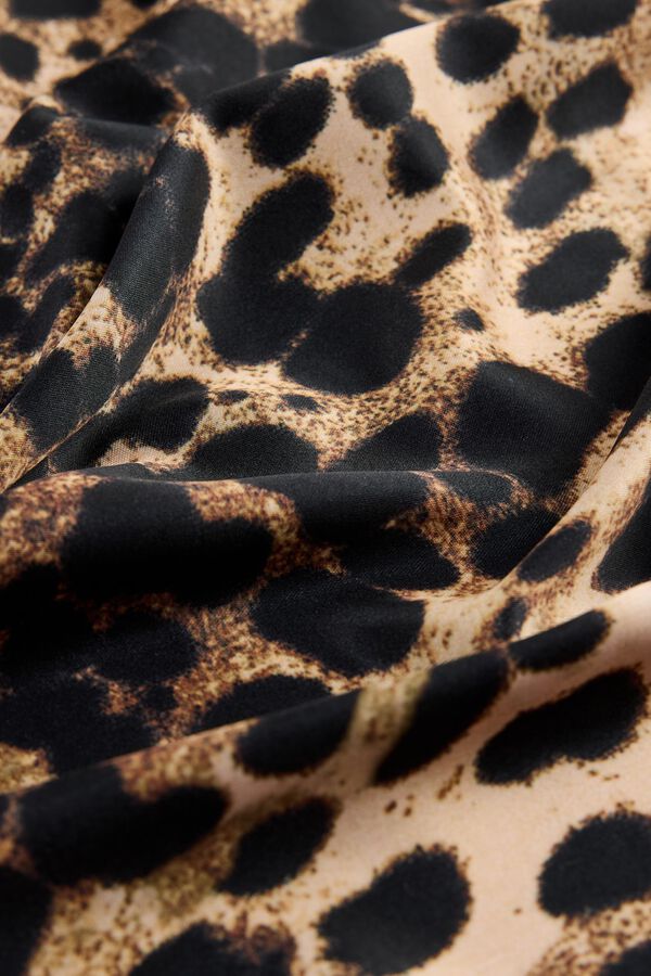 Koton Printed scarf brown
