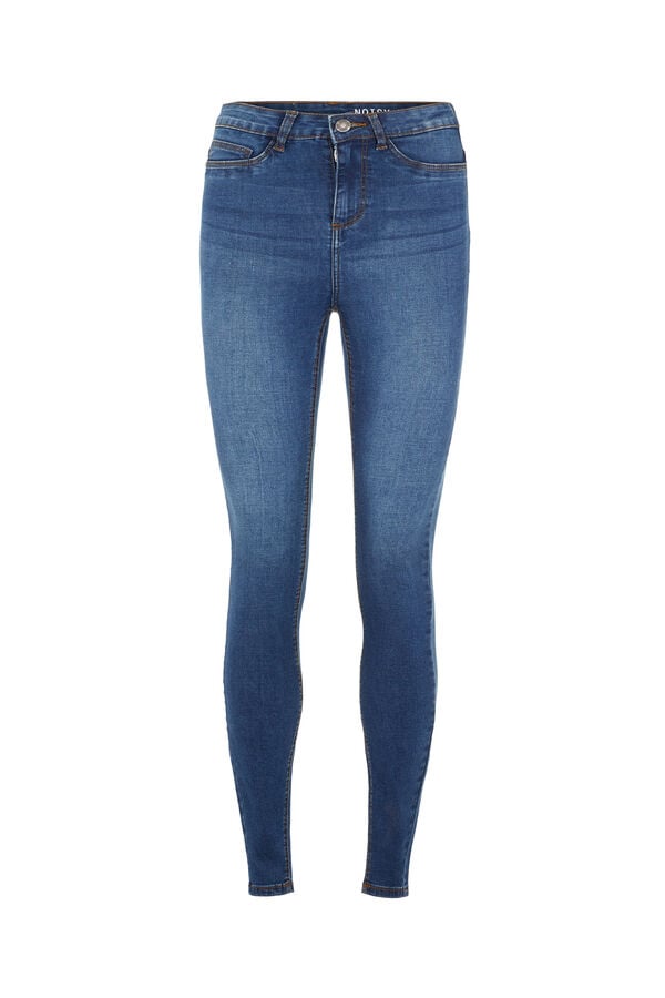 Springfield Skinny Jeans azul medio