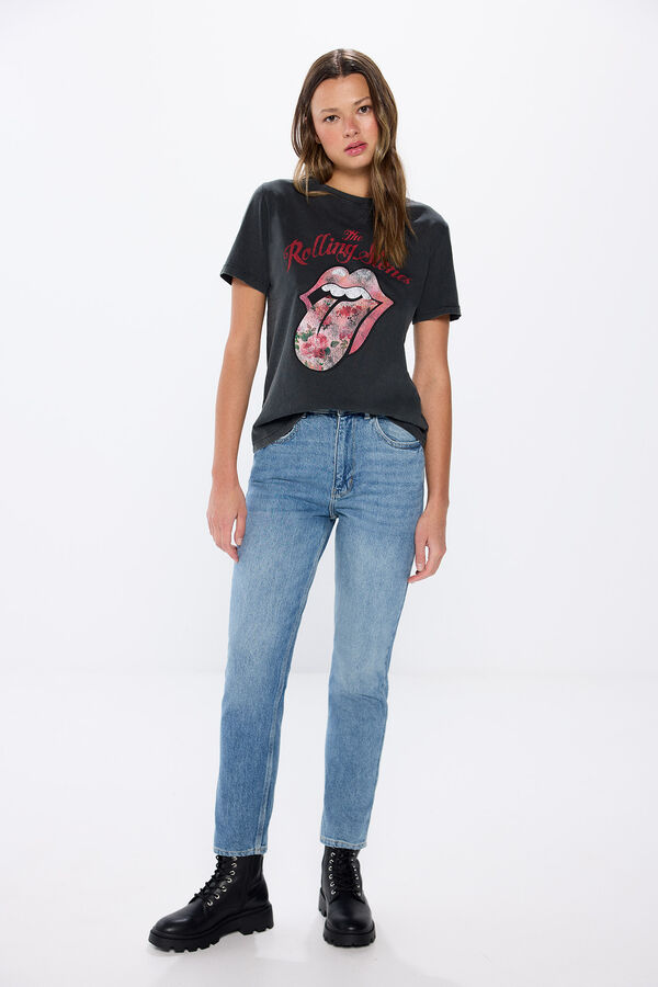 Springfield T-shirt « The Rolling Stones » gris clair
