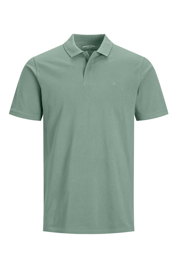 Jack & Jones Slim fit plain polo green