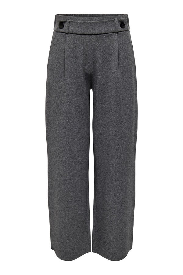 JDY Pantalón largo wideleg gris