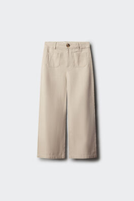 Pantalón Culotte lino niña