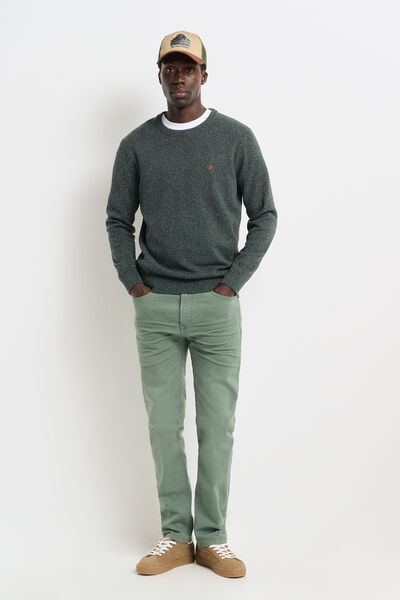 Springfield plain twisted jersey green